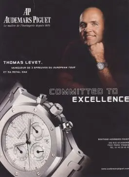 Thomas Cevet portant une Audemars Piguet