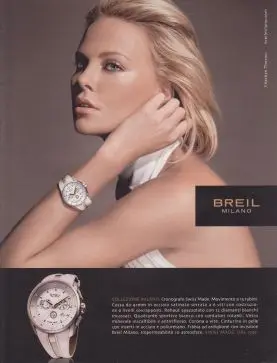 Charlize Theron portant une Breil 
